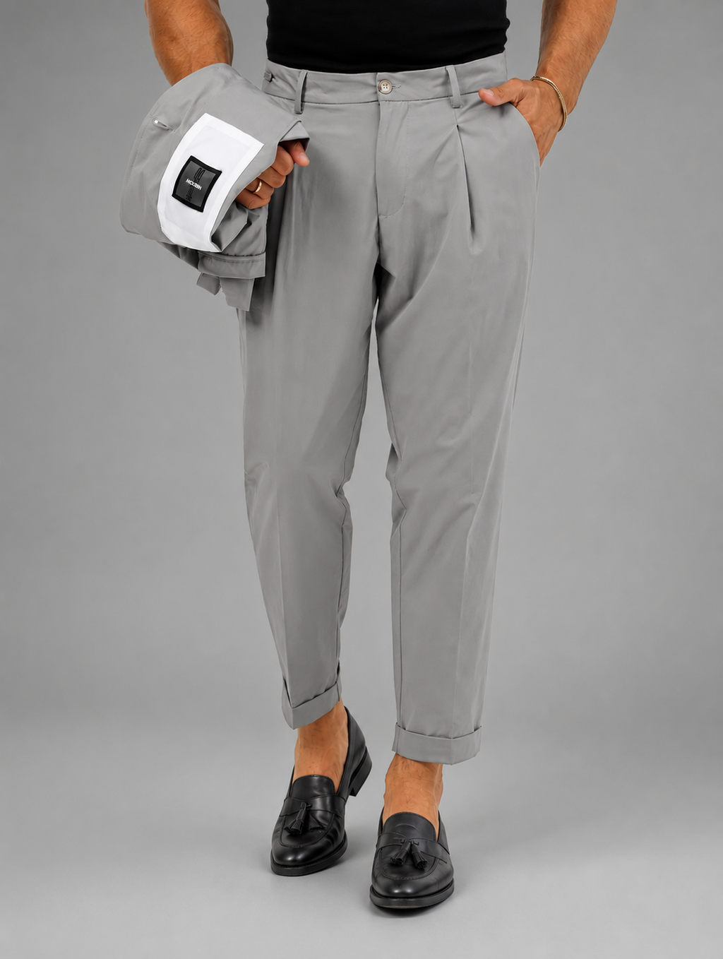Elegante Stoffhose Herren mit modernem Schnitt und hohem Tragekomfort