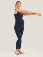 Jumpsuit Schwangerschaft Damen – Nahtloser Umstands-Jumpsuit mit Stretch | Bequem & Atmungsaktiv