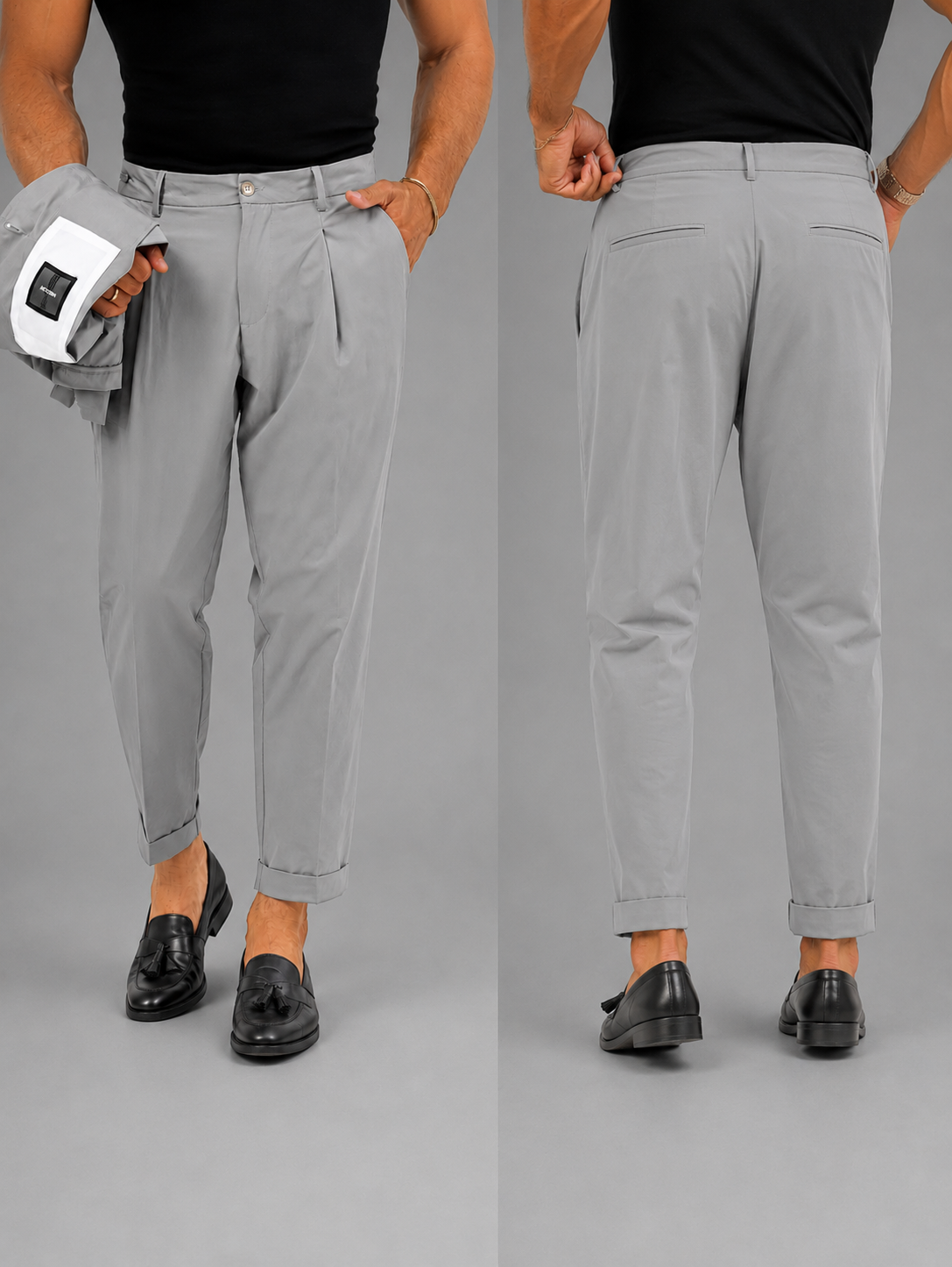 Elegante Stoffhose Herren mit modernem Schnitt und hohem Tragekomfort