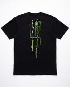 Saurer Regen T-Shirt, Rückseitendetail Grafikdruck – Pursesnet