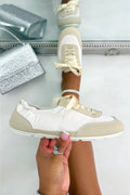 Ballett-Laufschuhe Beige