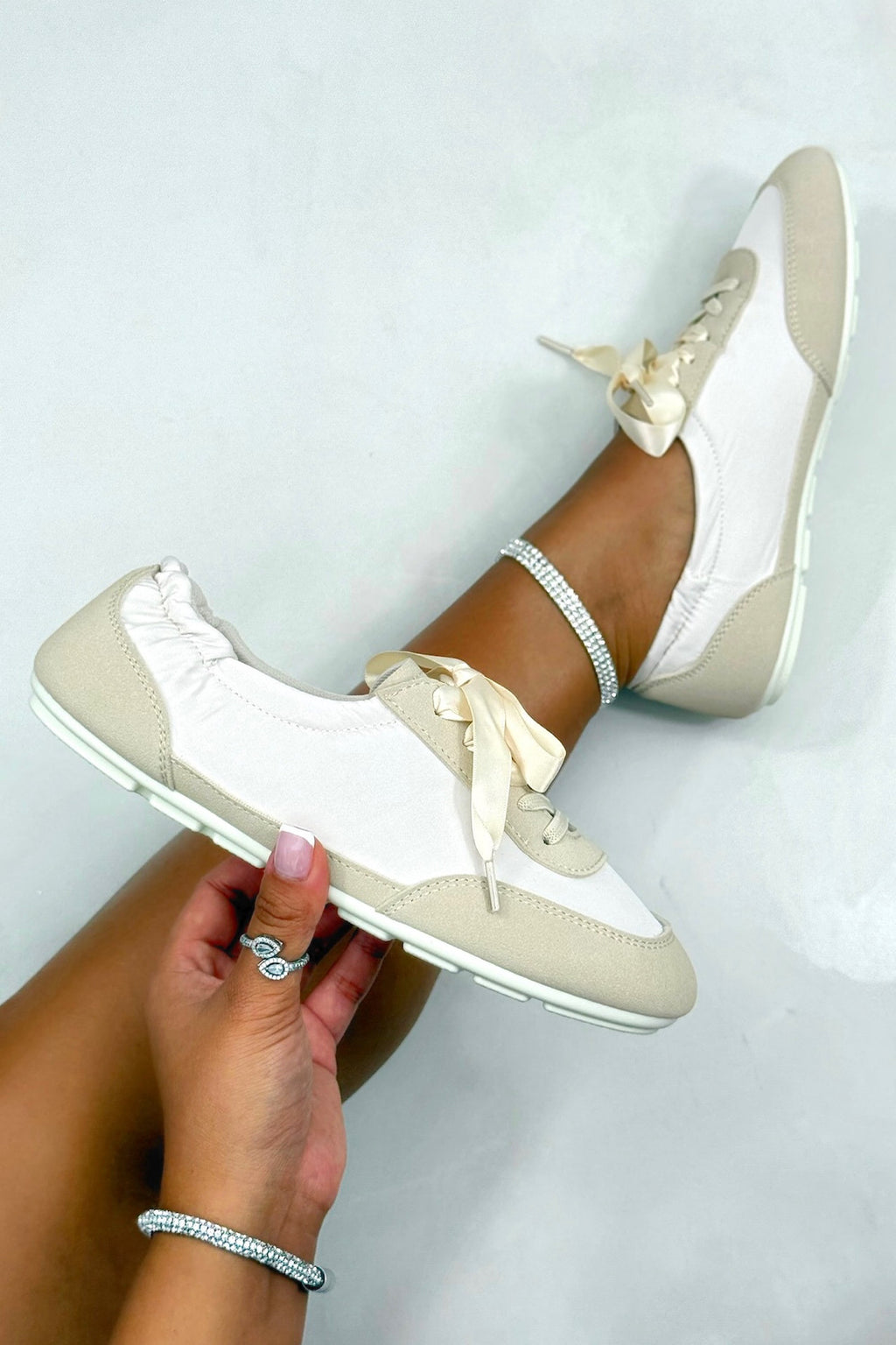 Ballett-Laufschuhe Beige 2