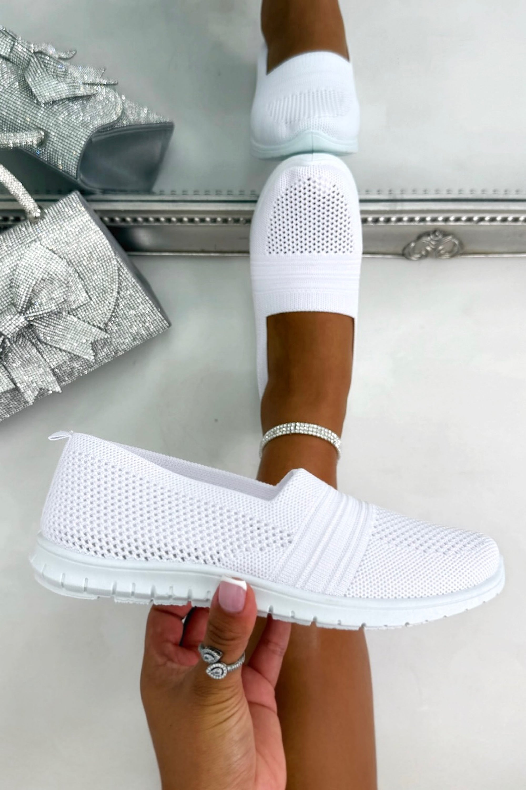 Slip-On Sneaker Weiß