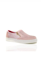 Elegante Sneaker mit Kristallverzierung in Pink 7