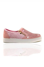Elegante Sneaker mit Kristallverzierung in Pink 8