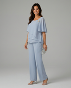 Elegantes Zwei-Teile-Set für Frauen in fließendem Design 4