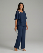 Elegantes Zwei-Teile-Set für Frauen in fließendem Design 7
