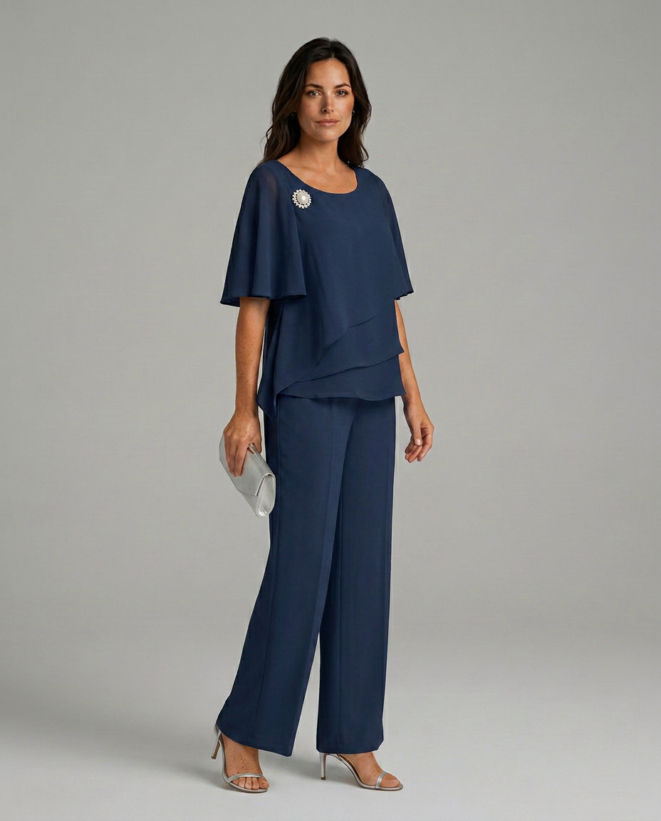 Elegantes Zwei-Teile-Set für Frauen in fließendem Design 7