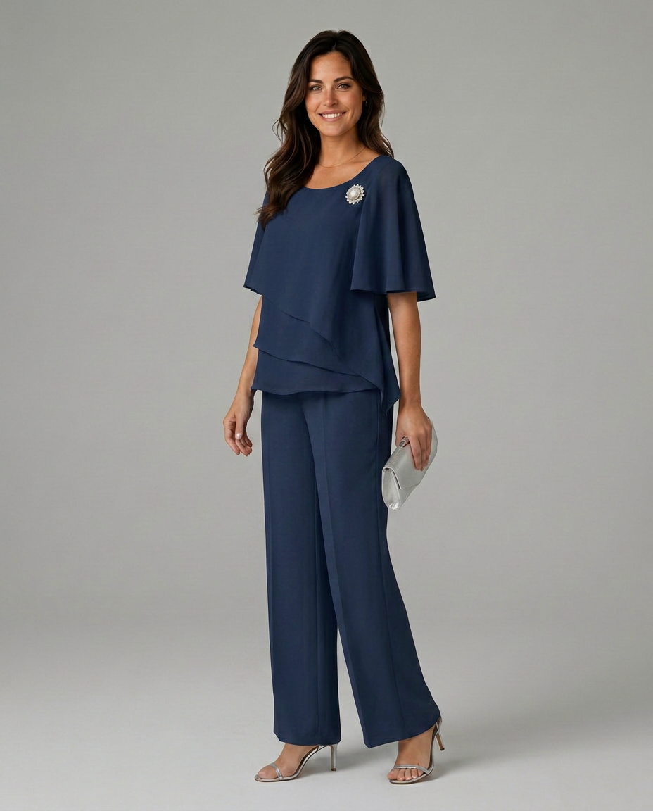 Elegantes Zwei-Teile-Set für Frauen in fließendem Design 8