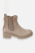 Glitzernde Chainstorm Stiefel in Nude für Damen 8