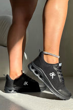 Schnürschuhe Schwarz