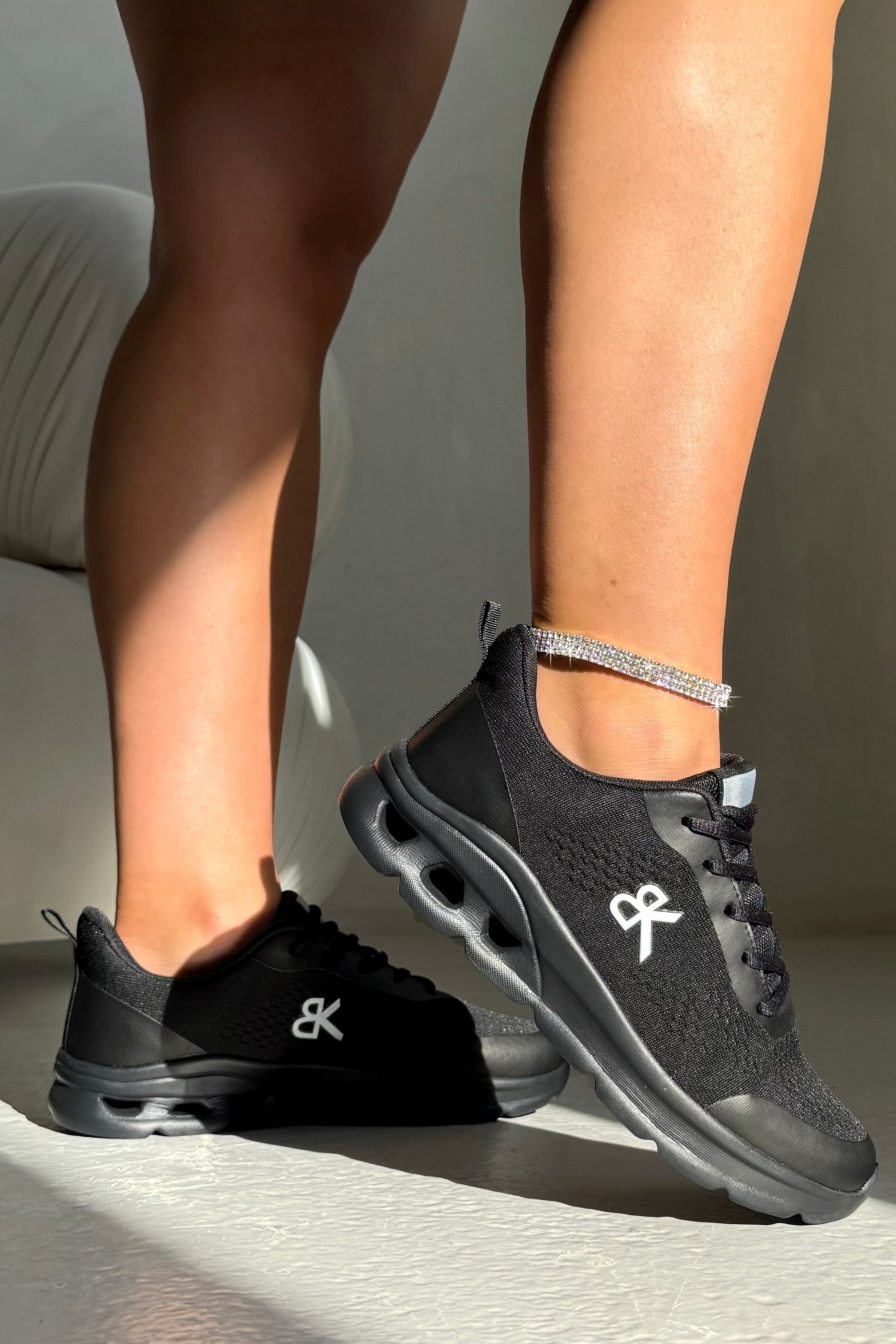Schnürschuhe Schwarz