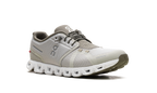 On Running Cloud 5 Chalk Grove Sneaker in Beige mit atmungsaktivem Mesh-Obermaterial. 5