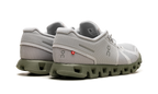 On Running Cloud 5 Sneaker in Gletschergrau und Resedagrün 3