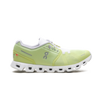 On Running Cloud 5 Hay Frost atmungsaktiver Sneaker in elegantem Design.