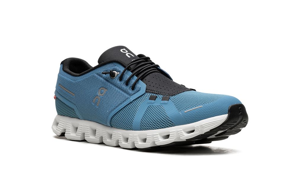 On Running Cloud 5 Sneaker in Niagara Blau und Schwarz, atmungsaktiv und leicht. 5