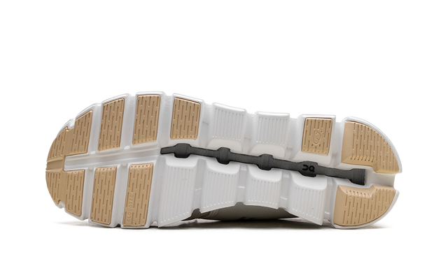 On Running Cloud 5 Push Laufschuhe in Ivory Savannah für Komfort und Agilität. 6