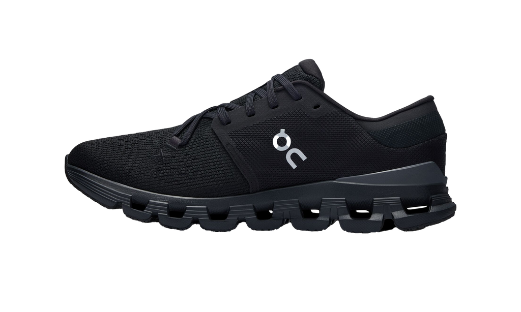 On Running Cloud X 4 in Schwarz für Damen, ideal für Sport und Alltag. 2