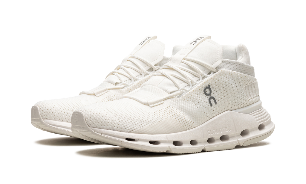 On Running Cloudnova Nachhaltige-Weiße Sneaker für den täglichen Gebrauch. 2