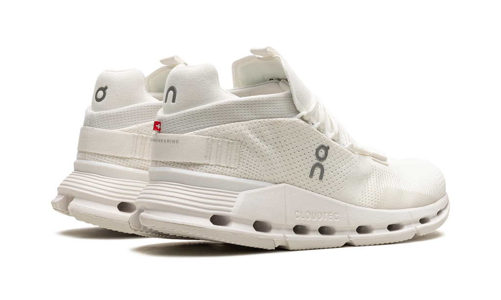 On Running Cloudnova Nachhaltige-Weiße Sneaker für den täglichen Gebrauch. 3