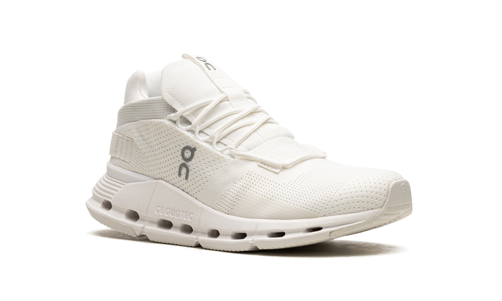 On Running Cloudnova Nachhaltige-Weiße Sneaker für den täglichen Gebrauch. 5