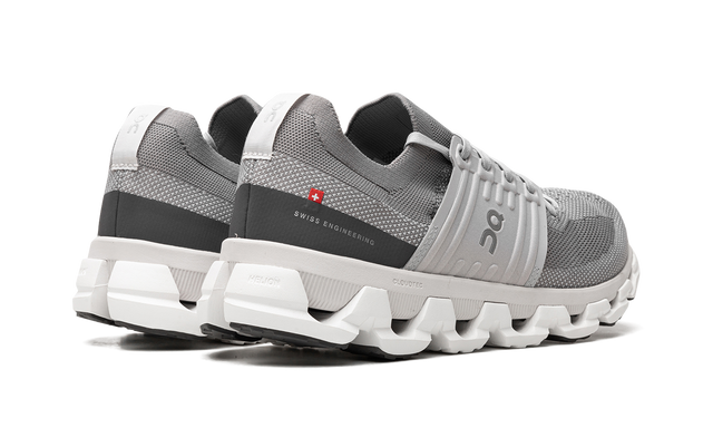 On Running Cloudswift 3 Laufschuhe in Grau und Blau, sportlich und elegant. 3