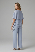Elegantes zweiteiliges Set für Frauen in Blau 5