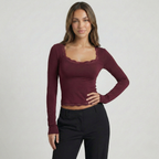 Elegantes Langarmshirt für Frauen in verschiedenen Farben. 7